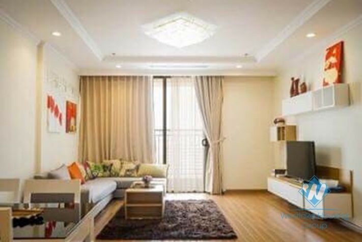 Nice 3 bedrooms apartment for rent in Vincom Nguyen Chi Thanh, Dong Da, Hanoi